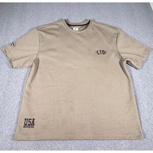 Lark And Owl Shirt‎ Standard Premium Oil Company Large Gray Crew